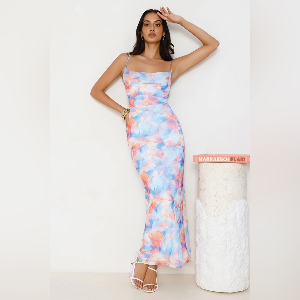 Hello Molly VIVID DAYDREAM MESH MAXI DRESS PRINT - XS